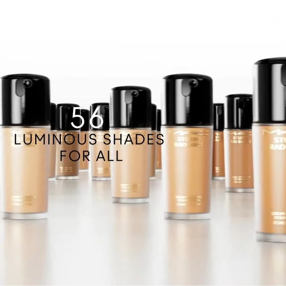 NC55 Mac Studio Radiance Serum-Powered Foundation Deep Rich Brown Brand New
